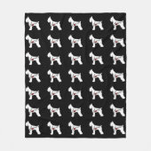 Couverture Polaire Amour de Schnauzer (Schnauzer géant) (Devant)