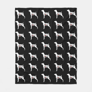 Couverture Polaire Amour de Weimaraner