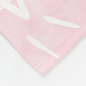 Couverture Polaire Amour en pastel d'arc-en-ciel (Coin)