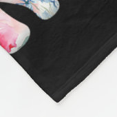 Couverture Polaire Amour Être Un Nannie Leopard &amp; Buffalo Fun Mot (Coin)