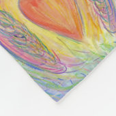 Couverture Polaire Amour Gardien Anges Art Fleece Blanches (Coin)