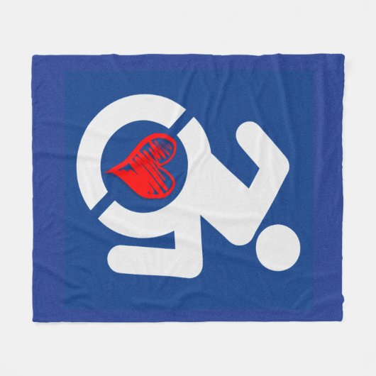 Couverture Polaire Amour Handicap (Devant (Horizontal))