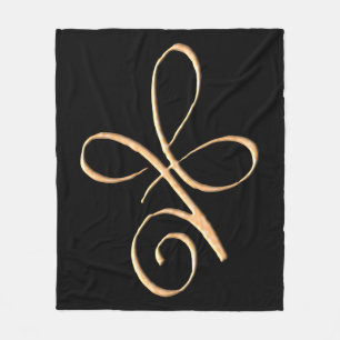 Couverture Polaire Amour inconditionnel d'or