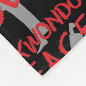 Couverture Polaire Amour le Taekwondo de paix (Coin)