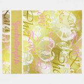 Couverture Polaire Amour, liebe, kara, cher, käre, querido, texte, ro (Devant (Horizontal))