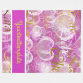 Couverture Polaire Amour, liebe, kara, cher, käre, querido, texte, ro (Devant (Horizontal))