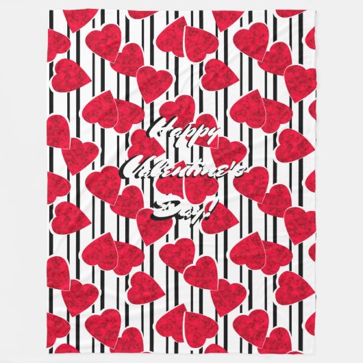 Couverture Polaire Amour, mariage, Saint Valentin (Devant)
