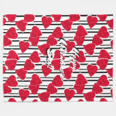 Couverture Polaire Amour, mariage, Saint Valentin (Devant (Horizontal))
