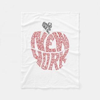 COUVERTURE POLAIRE AMOUR NEW YORK - MINIFACES