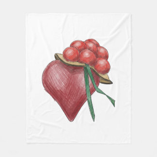 Couverture Polaire Amour noir