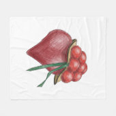 Couverture Polaire Amour noir (Devant (Horizontal))