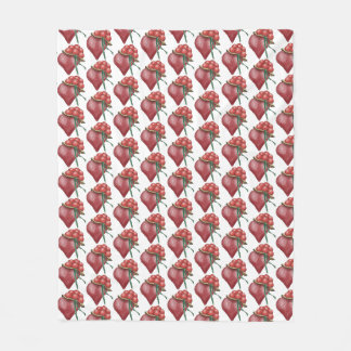 Couverture Polaire Amour noir