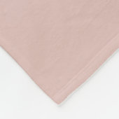Couverture Polaire Amour Rose Couleur Or Calligraphie Script (Coin)