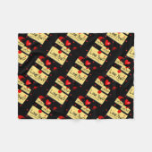 Couverture Polaire amour u black zazzé nouveau (Devant (Horizontal))