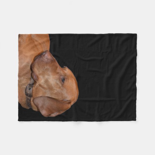 Couverture Polaire Amour Vizsla ! (Devant (Horizontal))