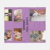 Couverture Polaire Amour Vous Grams Sourire Chaque Fois Que Vous Vous (Devant (Horizontal))