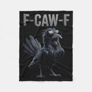 Couverture Polaire Amoureux corbeau F Caw F Fcawf Fawk drôle corbeau