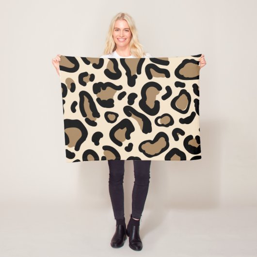 Couverture Polaire Amoureux des animaux Motifs couleur tigre (En situation)