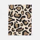 Couverture Polaire Amoureux des animaux Motifs couleur tigre (Devant)