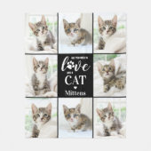 Couverture Polaire Amoureux des chats moderne Animaux de compagnie Pe (Devant)