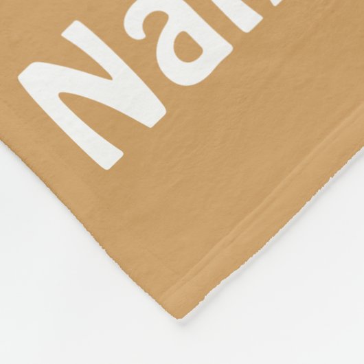 Couverture Polaire Amoureux des chiens Basset Hound Blanche Nom perso (Coin)