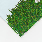 Couverture Polaire Amoureux des chiens dalmate sortant (Coin)