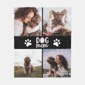 Couverture Polaire Amoureux des chiens Four Photo Chien Maman (Devant)