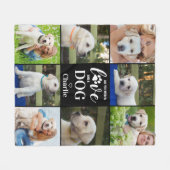 Couverture Polaire Amoureux des chiens moderne Animaux de compagnie P (Devant (Horizontal))