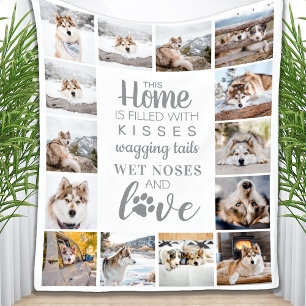 Couverture Polaire Amoureux des chiens Personnalisé Animaux de compag