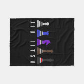 Couverture Polaire Amoureux des échecs | J'Ai Des Échecs De Déménagem (Devant (Horizontal))