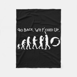 Couverture Polaire Amusant anti-Trump - Retour ! Trump Evolution Tee