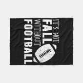 Couverture Polaire Amusant, ça ne tombe pas sans Citation (Devant (Horizontal))