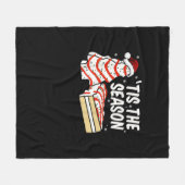 Couverture Polaire Amusant C'Est La Saison Design Arbre De Noël Debbi (Devant (Horizontal))