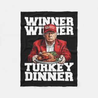 Couverture Polaire Amusant Humour Trump Gagnant Dîner Turquie
