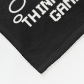 Couverture Polaire Amusant Joueur Que Je Fais Dans Mon Temps De Recha (Coin)