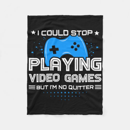Couverture Polaire Amusant Joueur Vidéo - Jeu Console Pc - Jeu Vidéo (Devant)