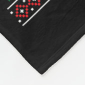 Couverture Polaire Amusant Joyeux Vilain Requin de Noël Santa Hat Lum (Coin)