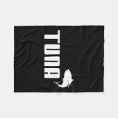 Couverture Polaire Amusant thon rouge de la mer profonde pêche thon c (Devant (Horizontal))