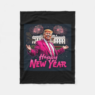 Couverture Polaire Amusant Trump New Year Party 2025 Trump New Year N
