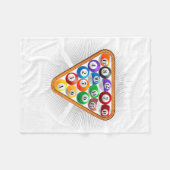 Couverture Polaire Amusante Conception De Piscine Pour Hommes Femmes  (Devant (Horizontal))