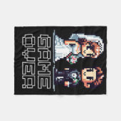 Couverture Polaire Amusante mariée Mariage de la fête de baccalauréat (Devant (Horizontal))