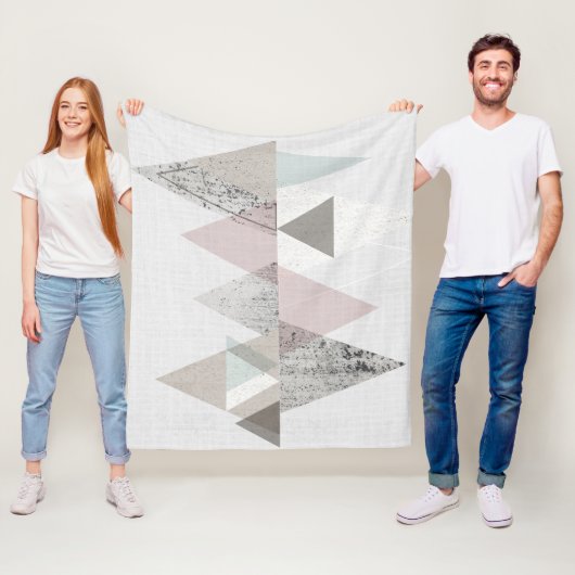 Couverture Polaire Amuse II | Moderne géométrique (En situation)