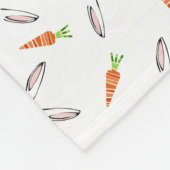 Couverture Polaire Amusement de lapin (Coin)