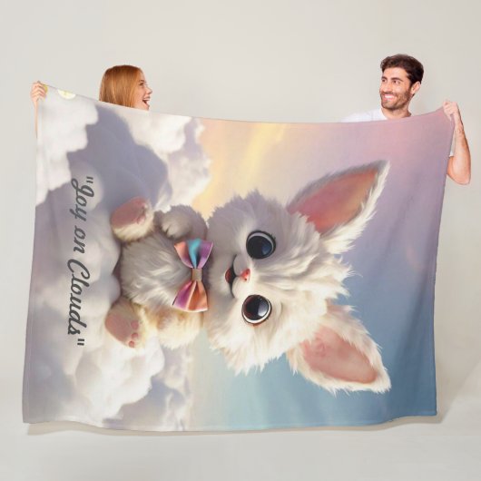 Couverture Polaire "Amusement de saut de nuage" (En situation)