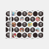 Couverture Polaire Amusement moderne BEST AMIS Photo Polka Dot SM (Devant (Horizontal))