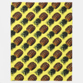 Couverture Polaire Ananas (Devant)