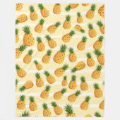 Couverture Polaire Ananas (Devant)