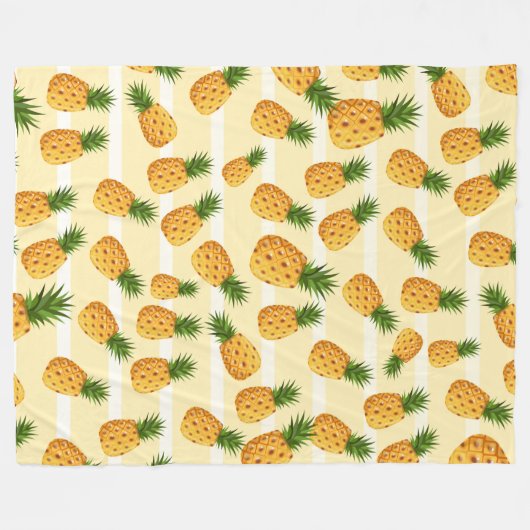 Couverture Polaire Ananas (Devant (Horizontal))