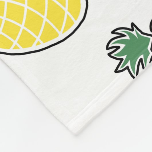 Couverture Polaire Ananas (Coin)
