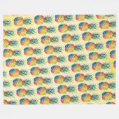 Couverture Polaire Ananas (Devant (Horizontal))